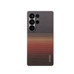 Накладка Pitaka Monogram Tactile Woven Case для Samsung Galaxy S25 Ultra Sunset купить в Уфе
