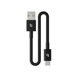Кабель Beats USB-A to USB-C Woven Short Cable 20 cm Bolt Black MEQL4 купить в Уфе