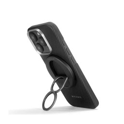 Накладка Pitaka для iPhone 16 Pro Tactile Woven Grip3 Black/Gray купить в Уфе
