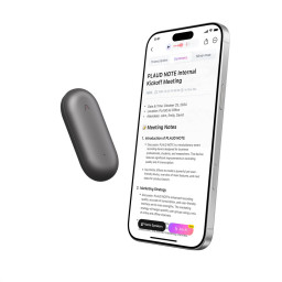 Диктофон Plaud NotePin Bundle AI Voice Recorder Cosmic Gray купить в Уфе
