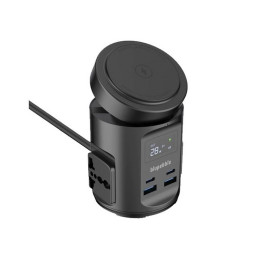 Беспроводное зарядное устройство Blupebble MagPod Hub USB-C Power Delivery And USB-A QC3.0 65W Black купить в Уфе
