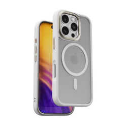 Накладка Blupebble для iPhone 16 Pro Max Hybrid Matte Cover With MagSafe White купить в Уфе