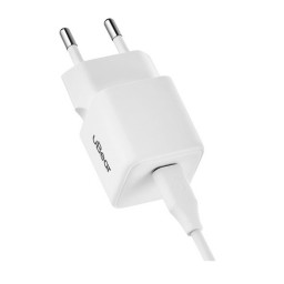 Сетевое зарядное устройство uBear Bridge Combo Wall Charger 25W GaN USB-C + кабель USB-C белое купить в Уфе
