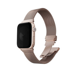 Ремешок Uniq для Apple Watch 49/45/44/42 mm Dante PRO Strap Mesh Steel Metallic Rose купить в Уфе