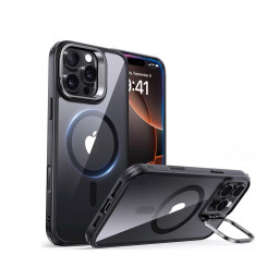 Накладка ESR для iPhone 16 Pro Max Classic HaloLock Hybrid Case MagSafe Stand прозрачная черная купить в Уфе