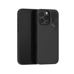 Накладка Aulumu для iPhone 16 Pro Max A16 Vegan Leather Case черная купить в Уфе