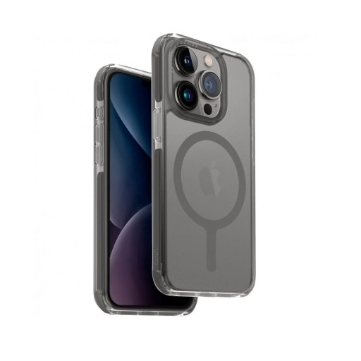 Накладка Uniq для iPhone 15 Pro Lifepro Xtreme AF Frost Grey MagSafe