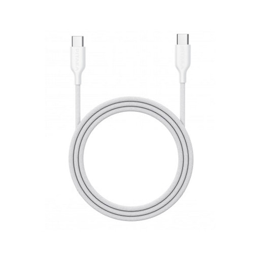 Кабель Pitaka USB-C-USB-C Flex Braided 60w 1.26m белый