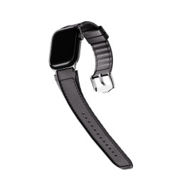 Ремешок Blupebble для Apple Watch 42/44/45/49mm Leathrix Faux черный купить в Уфе