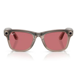 Умные очки Ray-Ban Smart Glasses Wayfarer RW4006 Shiny Warm Stone/Transitions Watemelon Red купить в Уфе