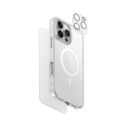Накладка Uniq для iPhone 16 Pro Max Bundle ClearVue 360 MagSafe (Lifepro +Optix glass +Camera lens) купить в Уфе
