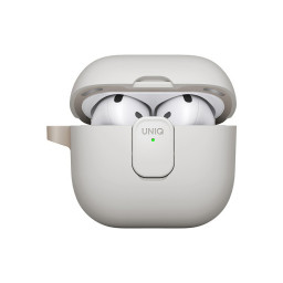 Чехол Uniq для Airpods 4 CLYDE Lock case Mist Grey/Khaki купить в Уфе