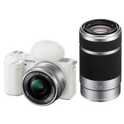 Фотоаппарат Sony ZV-E10 II Kit 16-50 + 55-210mm белый купить в Уфе