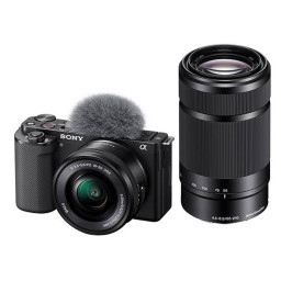 Фотоаппарат Sony ZV-E10 II Kit 16-50 + 55-210mm чёрный купить в Уфе