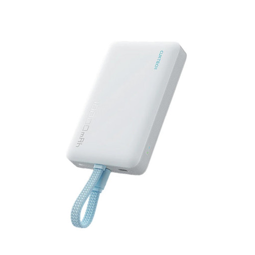 Внешний аккумулятор Cuktech Magnetic Power Bank 10000mAh Built-in Cable WPB100L 7.5W белый