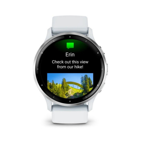 Garmin Venu 3 GPS Smartwatch Silver Whitestone