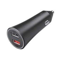 Автомобильное зарядное устройство Energea Alu drive D60, 2 USB-C PD/PPS (total 66W) Aluminium Gunmet купить в Уфе