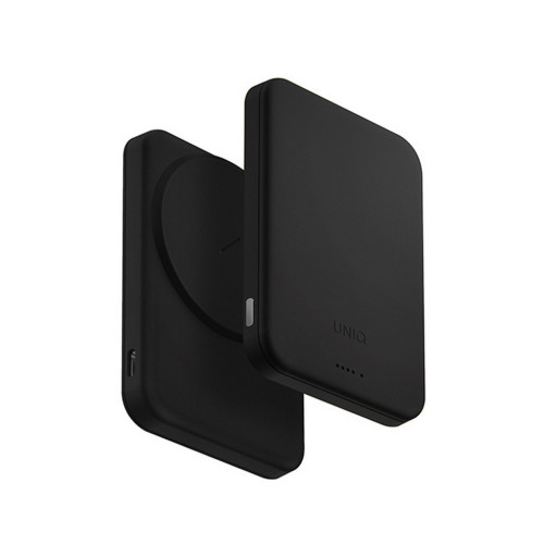 Внешний аккумулятор Uniq yden Lexa 5000W Magnetic wireless 15W USB-C PD 20W Black