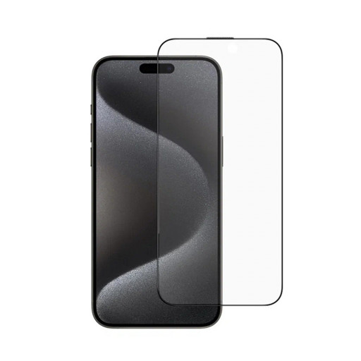 Защитное стекло BlueO для iPhone 15 Pro Max Anti-glare Matte Anti-Static Black (матовое)