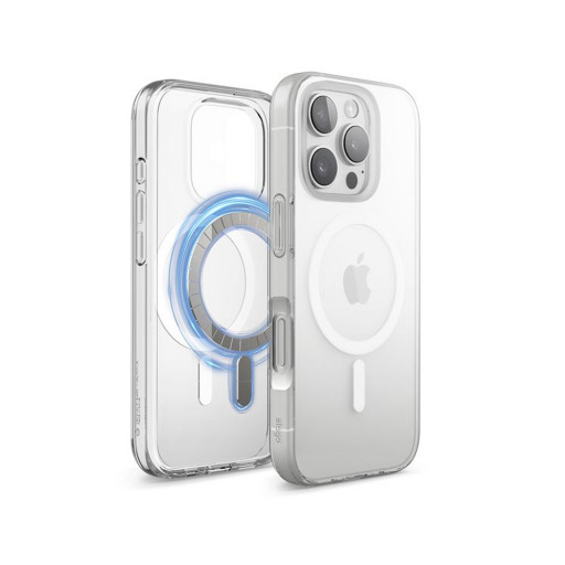 Накладка Elago для iPhone 16 Pro HYBRID (pc/tpu) Clear (MagSafe)