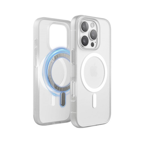 Накладка Elago для iPhone 16 Pro HYBRID (pc/tpu) Soft Feeling Clear (MagSafe)