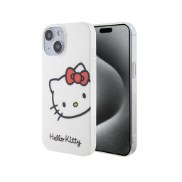 Накладка Hello Kitty для iPhone 15 PC/TPU Kitty Head White купить в Уфе