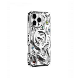Накладка Kingxbar для iPhone 16 Pro Uki (with Cubic Zirconia) White купить в Уфе