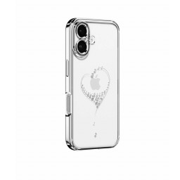 Накладка Kingxbar для iPhone 16 Wish (with Austrian Crystals) Silver купить в Уфе