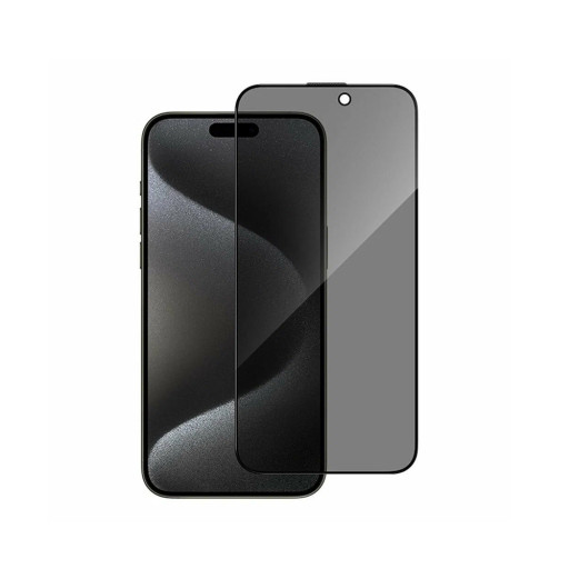 Защитное стекло BlueO для iPhone 17 Pro Max/16 Pro Max Anti-Peep with Dustproof receiver Black