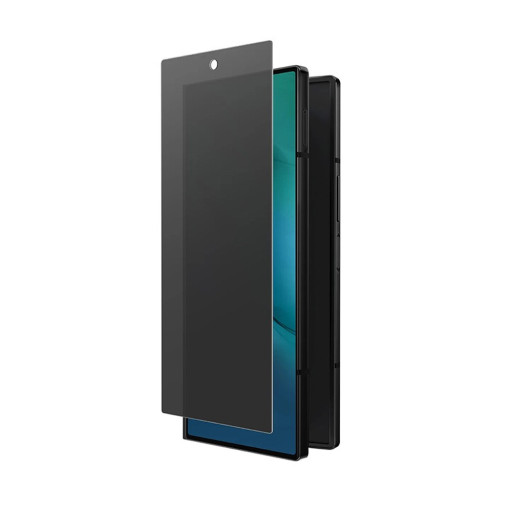 Защитное стекло Uniq для Samsung Galaxy Z Fold7 OPTIX Privacy Clear/Black (+installer)