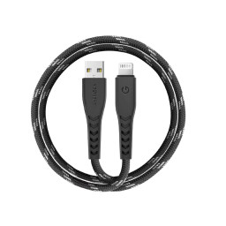 Кабель EnergEA NyloFlex USB-C to Lightning MFI C89 Black 1.5m купить в Уфе