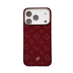 Накладка BlueO для iPhone 17 Pro Tactile Woven Air Aramid fiber Kevlar Red MagSafe купить в Уфе