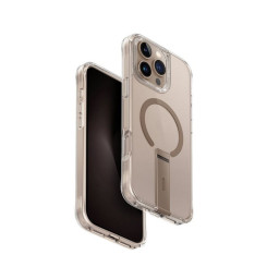 Накладка Uniq для iPhone 16 Pro Max ELEVA with Vertical stand Taupe Gold Magsafe купить в Уфе
