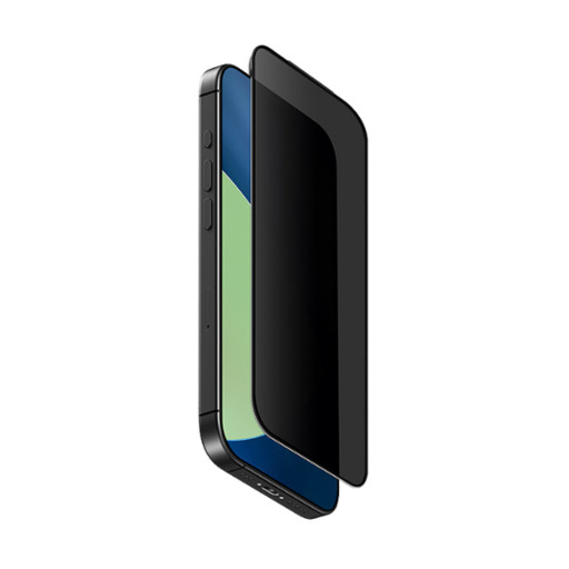 Защитное стекло Uniq для iPhone 17 Pro Max OPTIX Privacy AG Matte Anti-Dust Filter Black(+installer)