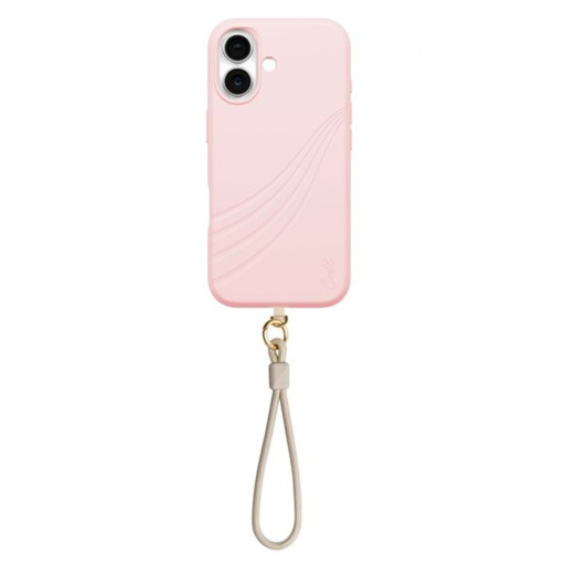 Накладка Uniq для iPhone 17 COEHL Strap series Serina Cloud Pink (MagSafe)