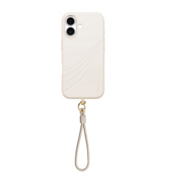 Накладка Uniq для iPhone 17 COEHL Strap series Serina Milk Sand (MagSafe) купить в Уфе