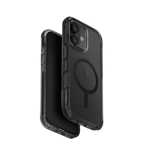 Накладка Uniq для iPhone 17 Combat Carbon Black (MagSafe)