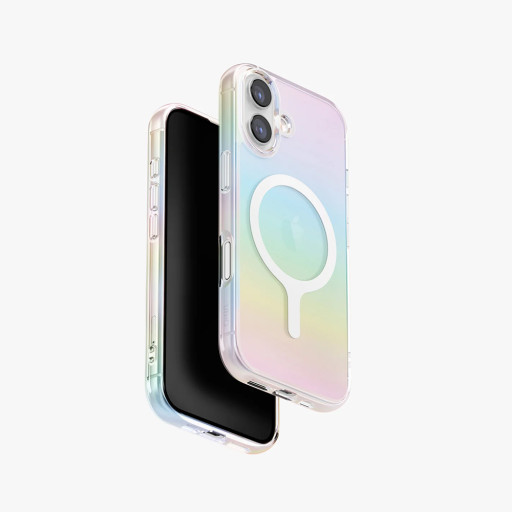 Накладка Uniq для iPhone 17 Iridescia (holographic) Holo Quartz (Magsafe)