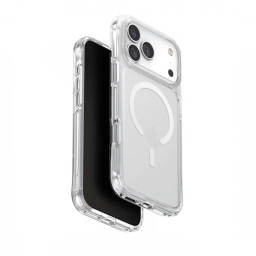 Накладка Uniq для iPhone 17 Pro AirSuit Glossy Clear/White (MagSafe) купить в Уфе