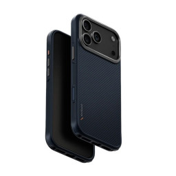 Накладка Uniq для iPhone 17 Pro KEVA Kevlar Trance Blue (MagSafe) купить в Уфе