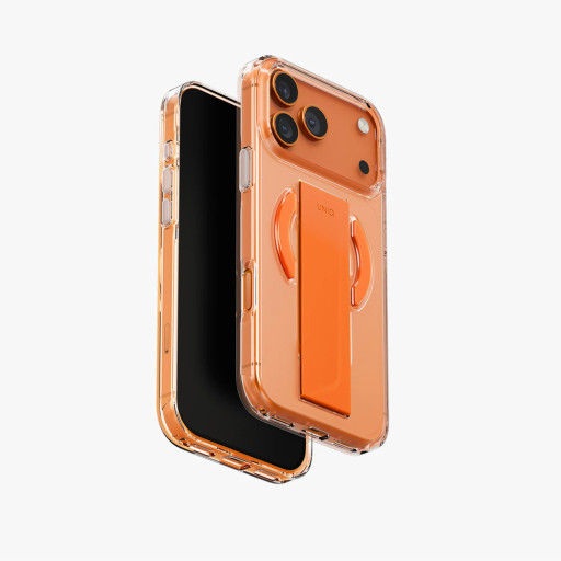 Накладка Uniq для iPhone 17 Pro Max Heldro Air with FlexGrip Volt Orange (MagSafe)