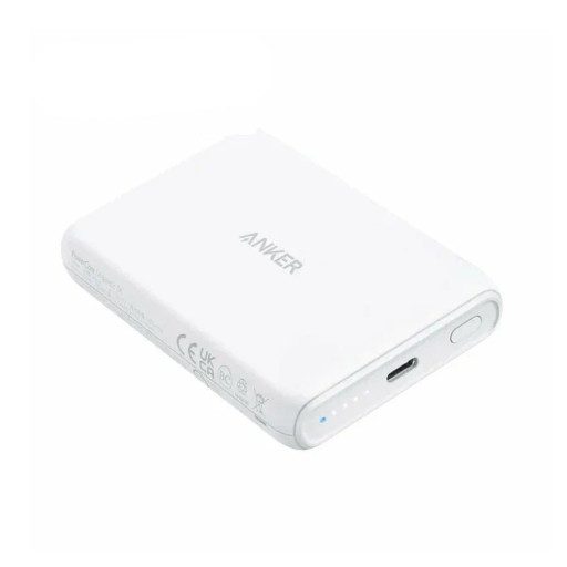 Внешний аккумулятор Anker 521 Magnetic Wireless Power Bank 5000mAh белый
