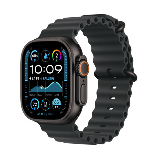 Apple Watch Ultra 2 49mm Black Titanium Black Ocean Band