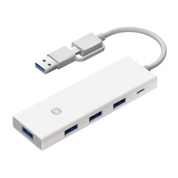Адаптер Xiaomi Multifunctional HUB 4-in-1 Dual Head Splitter XMSTFXQ01YM купить в Уфе