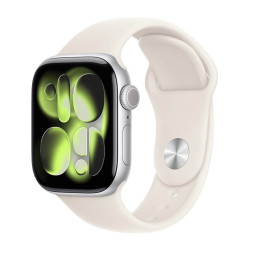 Apple Watch Series 11 46mm Silver Starlight Sport Band M/L купить в Уфе