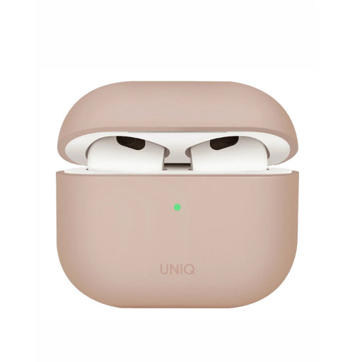 Чехол Uniq для Airpods 4 LINO Liquid silicone Pink