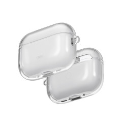 Чехол Uniq для Airpods Pro 3 Glase TPU case with carabin Glossy Clear купить в Уфе
