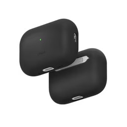 Чехол Uniq для Airpods Pro 3 LINO Liquid silicone with handstrap Charcoal Grey купить в Уфе