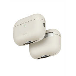 Чехол Uniq для Airpods Pro 3 LINO Liquid silicone with handstrap Ivory Beige купить в Уфе