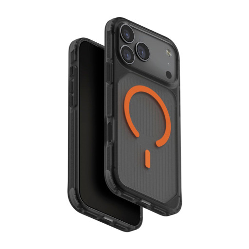 Накладка Uniq для iPhone 17 Pro Max Combat Active Frost Smoke/Orange (MagSafe)